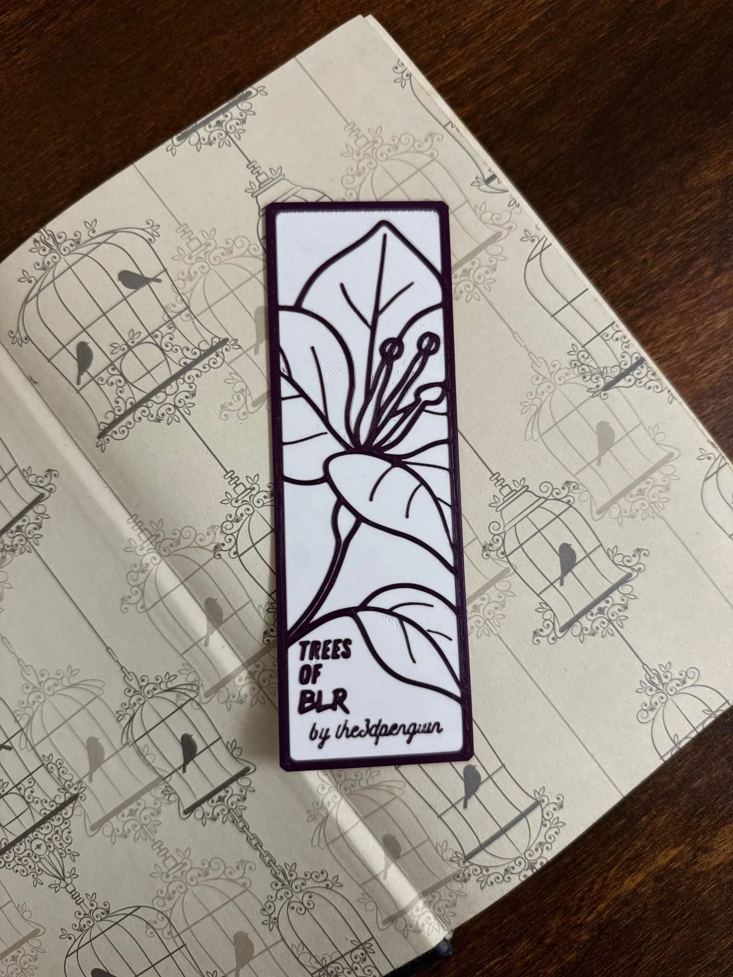 Blush of Bangalore – Bougainvillea Bookmark - the3dpenguin