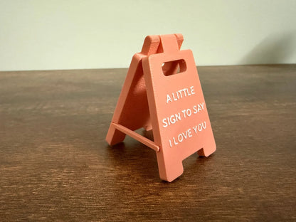 Customisable sign board - the3dpenguin