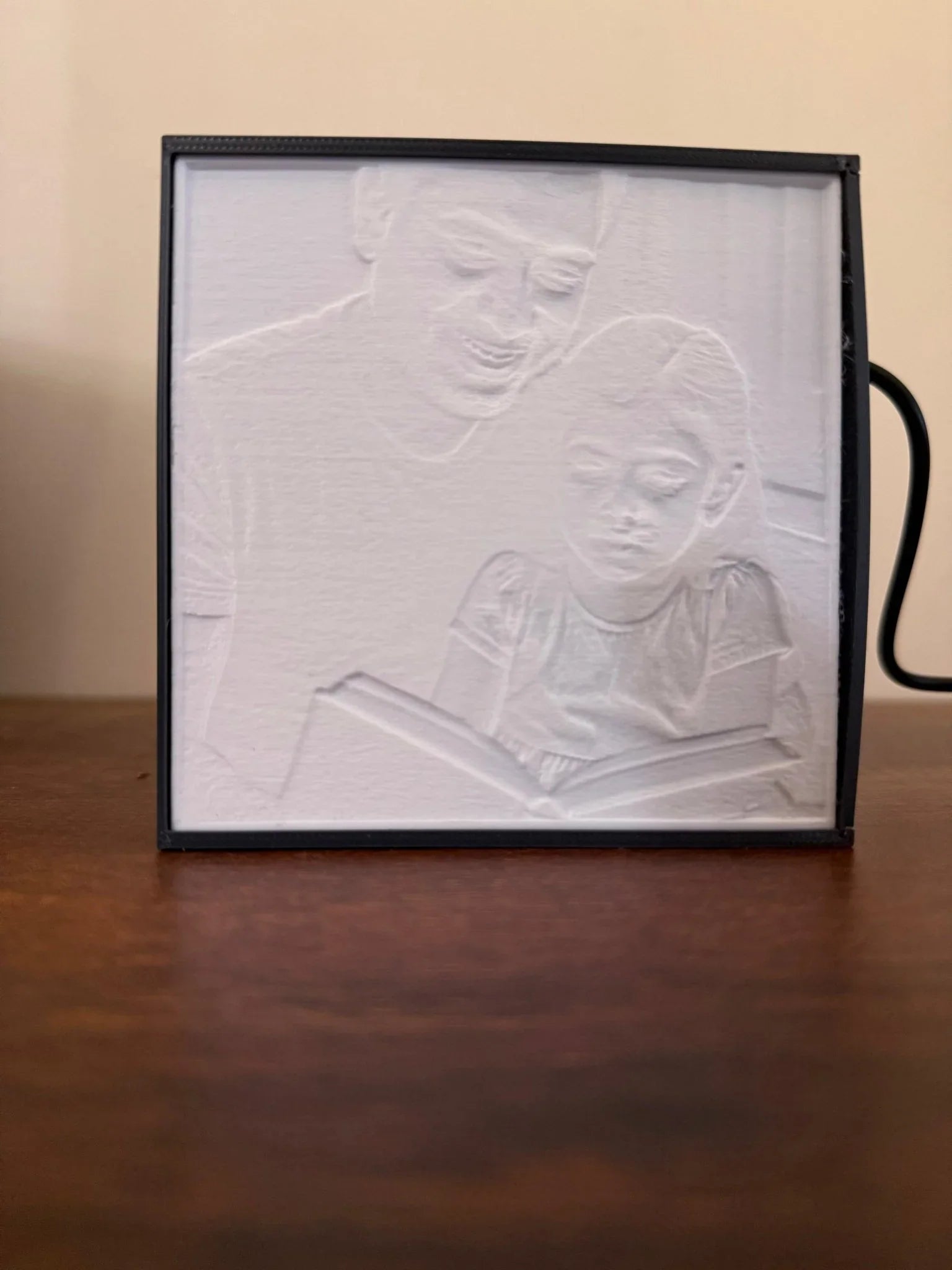 Lithophane photo - night light - the3dpenguin