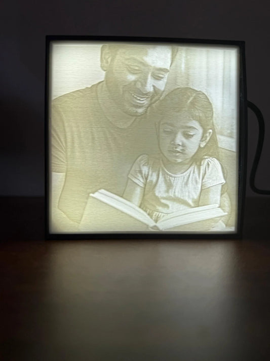 Lithophane photo - night light - the3dpenguin