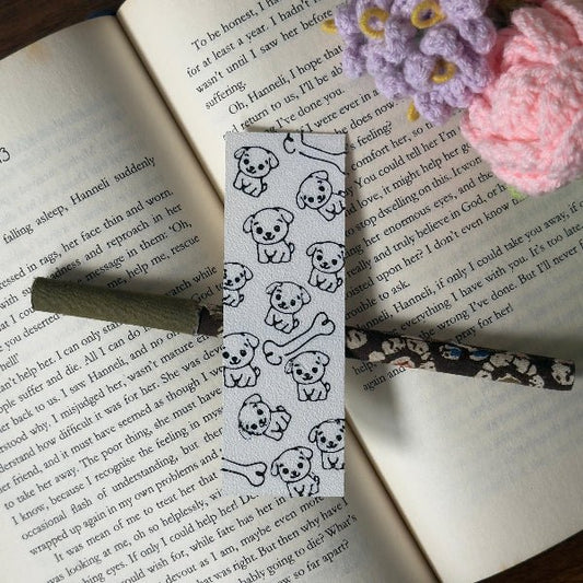 Puppy Bookmark – Cute Dog Design Bookmark - the3dpenguin